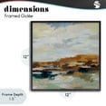 thumbnail image 4 of Stupell Industries Modern American West Distortion Black Framed Giclee Art, 12 x 12, by Silvia Vassileva, 4 of 8