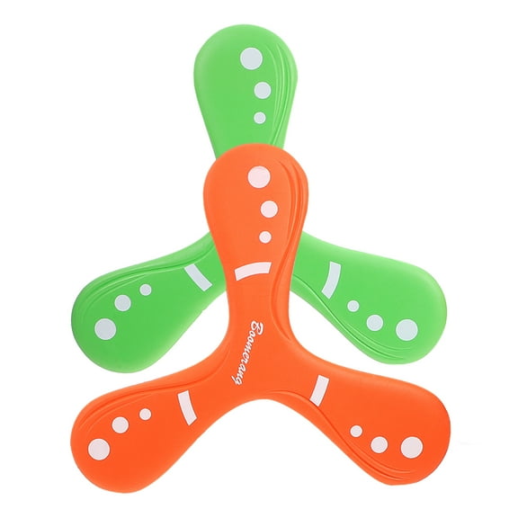 LOLIPPYY 2-Pack Soft Boomerangs in Assorted Colors for Outdoor Flying Fun and Sports Exercise Activities
