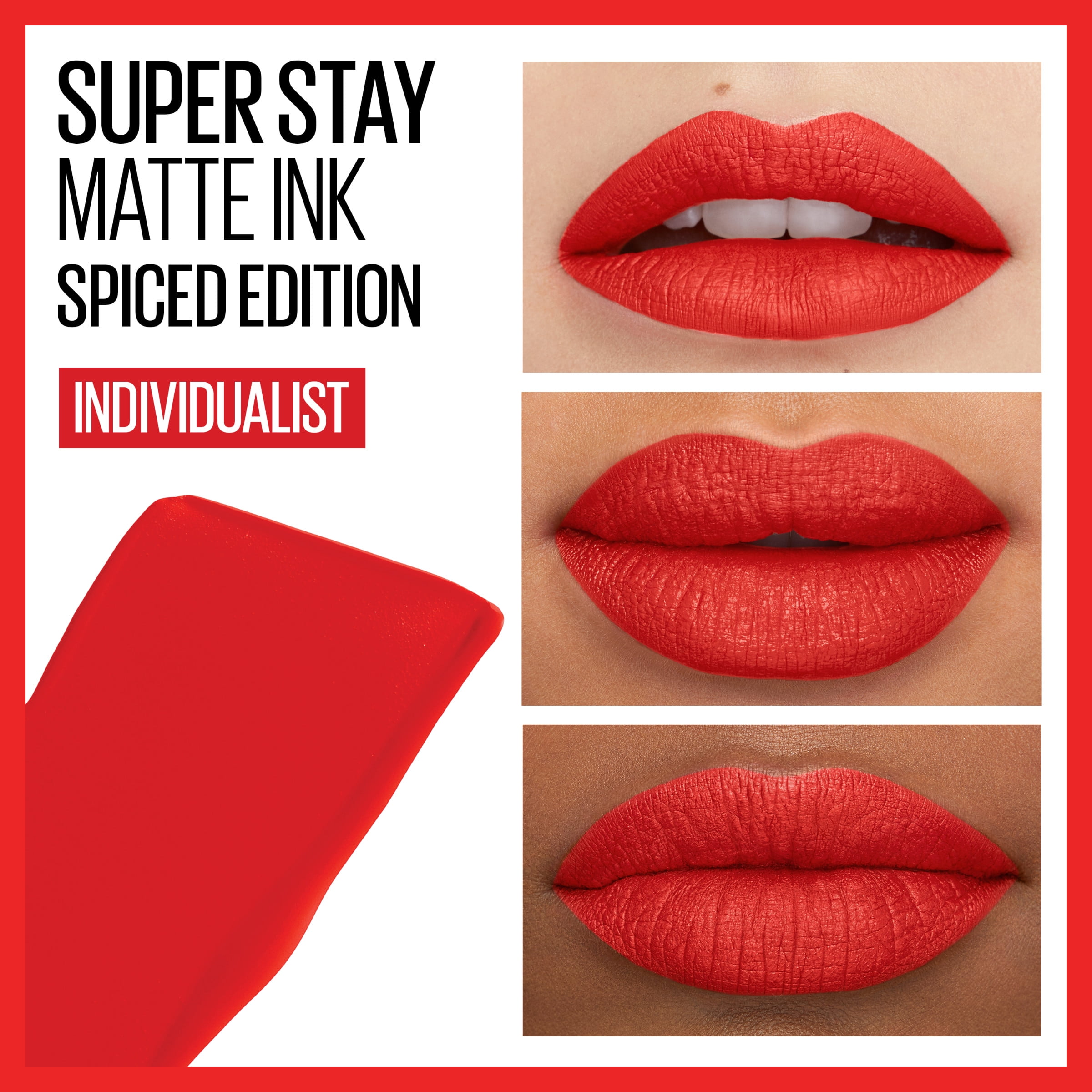 Maybelline Super Stay Matte Ink Liquid Lipstick, Individualist | Lippenstifte