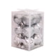 thumbnail image 1 of Matsuzay 12 unids/set adornos de brillo para decoración del hogar bolas de Navidad con construcción duradera fácil Kits de decoración para fiestas plata, 1 of 6