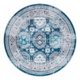 thumbnail image 3 of Unique Loom Aarhus Collection Area Rug - Southwestern (8' Round Blue/Black), 3 of 7