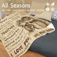 thumbnail image 4 of Gifts for 30th Anniversary Blanket, 30th Pearl Wedding Anniversary Couple Gifts for Dad Mom Parents Friends, 30 Years of Marriage Throw Blankets Gift for Husband Wife Her Him 60"×50", 4 of 4