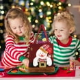 thumbnail image 1 of Bolsas de regalo navideñas para niños | Bolsas de dulces con cordón de Papá Noel, muñeco de nieve y reno | Bolsas reutilizables grandes de 20 x 22 cm para dulces y pequeños obsequios., 1 of 4