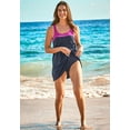 thumbnail image 5 of Swim 365 Women's Plus Size Two-Piece Colorblock Swim Dress, 5 of 5