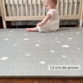thumbnail image 3 of Playmats - Tapete para bebe de Estrellas armable para bebés y niños de foamy foami fomi foam piso infantil de juego Tapetes espuma goma EVA grueso GRIS, 3 of 9