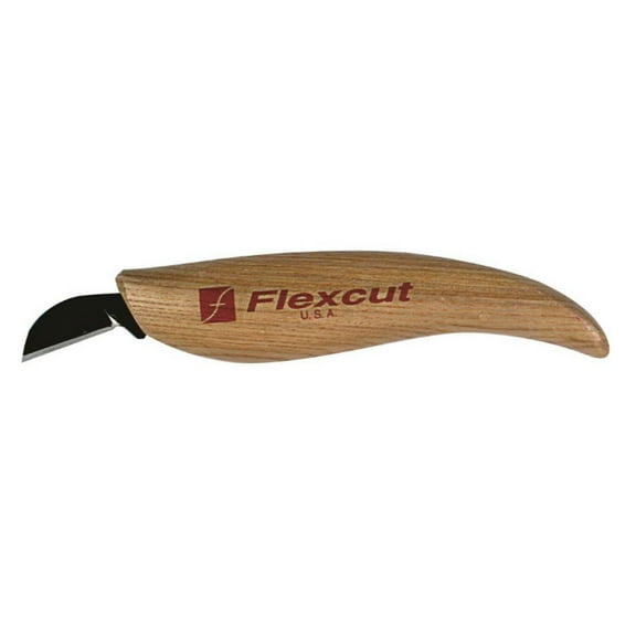 Flexcut Chip Carving Knife KN15 - 1 In. Blade, Steel - Wood Carve Chip Knife