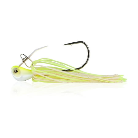 UPC: 0028632314043 | Berkley Slobberknocker Bladed Jig 1/2 oz. White Chartreuse Fishing Lure