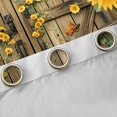 thumbnail image 4 of Castle Fairy Rustic Floral Sunflowers Black Out Curtains for Female Men Adults,Chic Floral Blossoms Curtains Pack of 2 (42x63 Each),Rustic Lodge Cabin Bedroom Curtains,Breathable Home Decor, 4 of 6