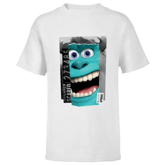 Disney and Pixar’s Monsters, Inc. Sulley Top Scarer - Short Sleeve T-Shirt for Kids - Customized-White