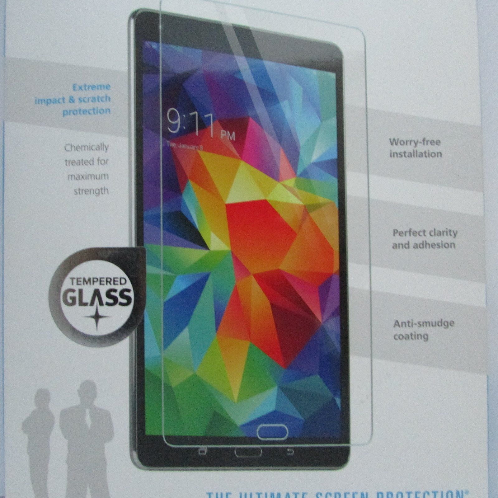 Bodyguardz Pure tempered Glass Screen Protector Samsung Tab S 8.4 Brand New Seal 