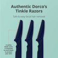 thumbnail image 3 of Rastrillo DORCO Line-Up, paquete de 3, herramienta para dermaplaning, 3 of 6