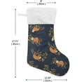 thumbnail image 2 of GZHJMY Christmas Stocking, Personalized Sloth Large Candy Stocking Hanging Gift, 2 PCS Xmas Stockings Decoration for Family Holiday Party Ornaments Decor Fireplace, 2 of 7