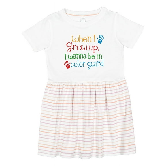 Inktastic Future Color Guard Member Girls Toddler Dress