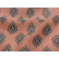 thumbnail image 4 of oneOone Viscose Jersey Fabric Leaves Block Print Fabric By Yard 60 Inch Wide, 4 of 5