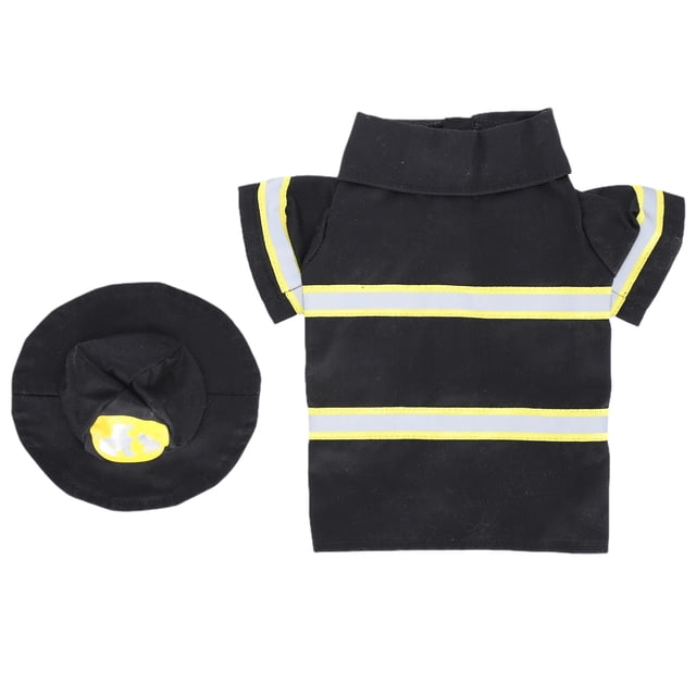 Ropa de bombero para perros NikouMX con sombrero