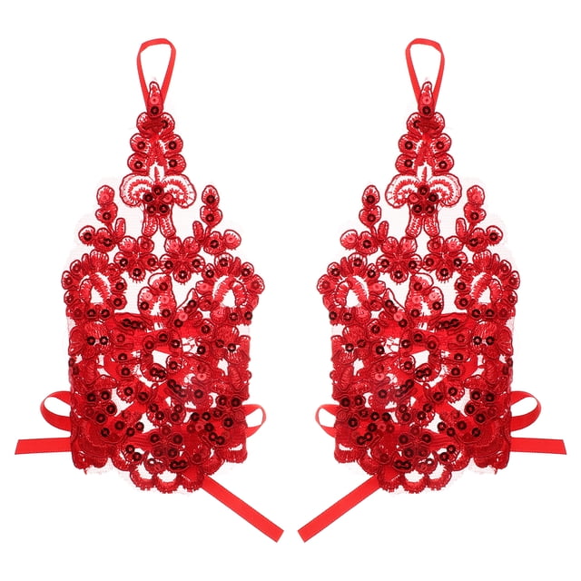 1 par de guantes de encaje para niñas de las flores, guantes de baile para niños, guantes de actuación, guantes de vestir para niñas de las flores, guantes para bodas