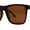 Tortoise Brown, variant on Mens Polarized Oversize Sport Horn Rim Rectangular Sunglasses Matte Black Solid Black