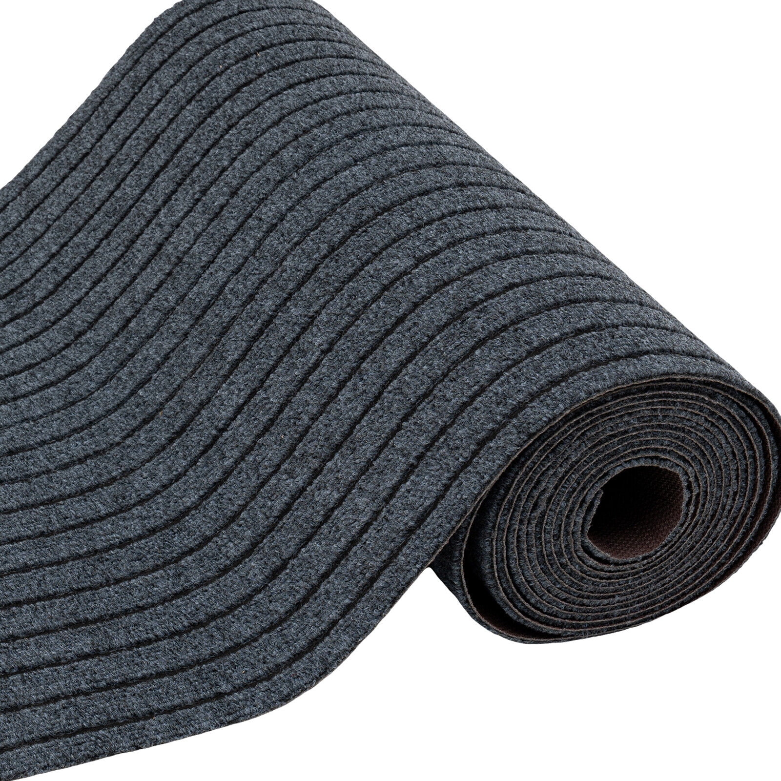 TOOL1SHOoo 20ft Stair Runner Rugs Dark Gray Stripe DIY Non-Slip Carpet for Indoor Stair Hallway
