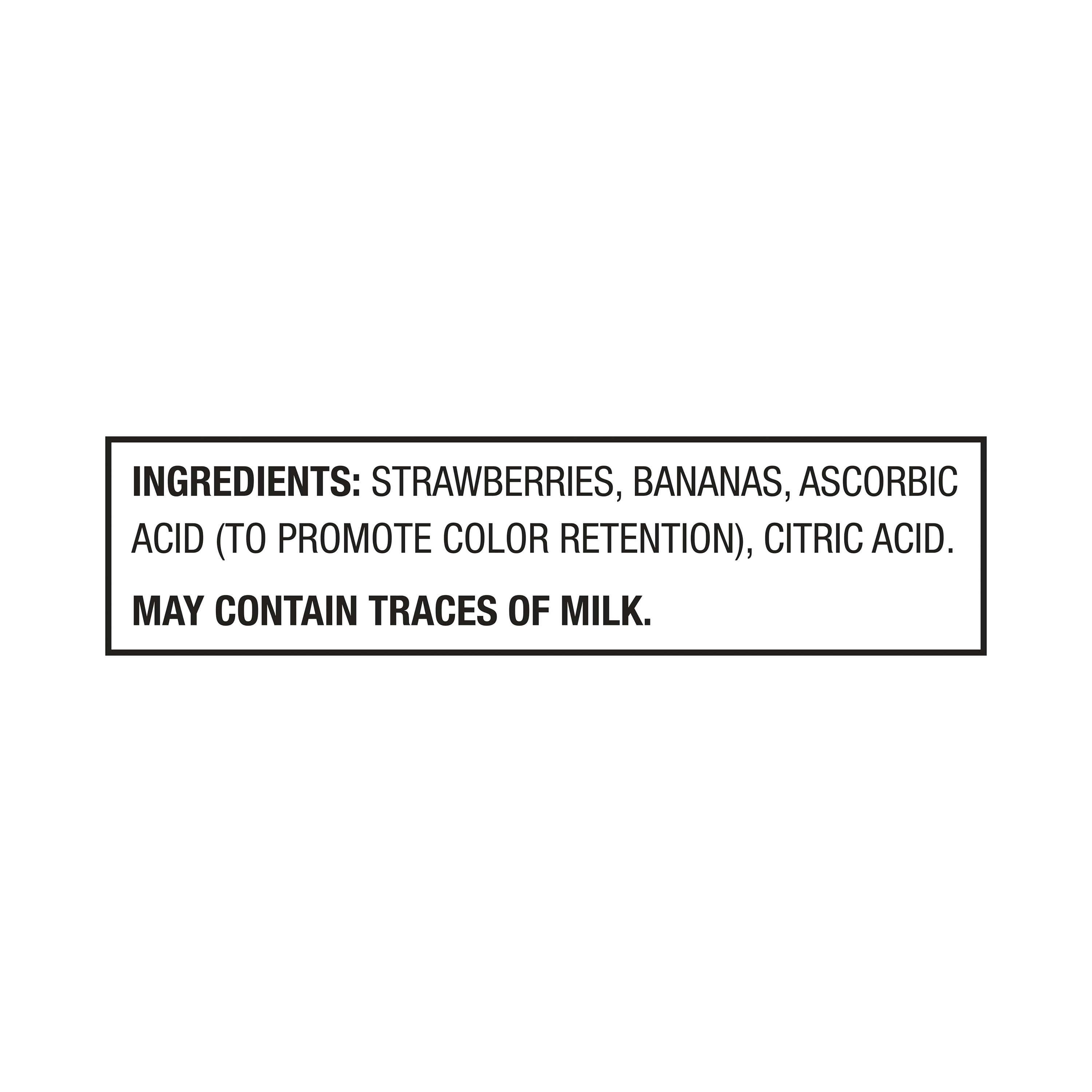 Great Value Strawberry Banana Blend, 48 oz (Frozen) May Contain Traces of Milk, Ounce