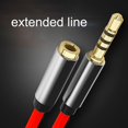 thumbnail image 3 of 100cm/200cm/300cm Extension Cable Practical High Fidelity TPE 3.5mm Male to Female Audio Extension Cord for Phones, 3 of 8