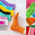 thumbnail image 3 of CoCoMangos Colorful Womens Classic Solid Ankle Fun Cute Cotton Running Athletic Dress Crew Socks 6Pairs, 3 of 8