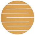 thumbnail image 3 of SAFAVIEH Montauk Oswald Geometric Striped Cotton Area Rug, Gold/Ivory, 9' x 12', 3 of 9