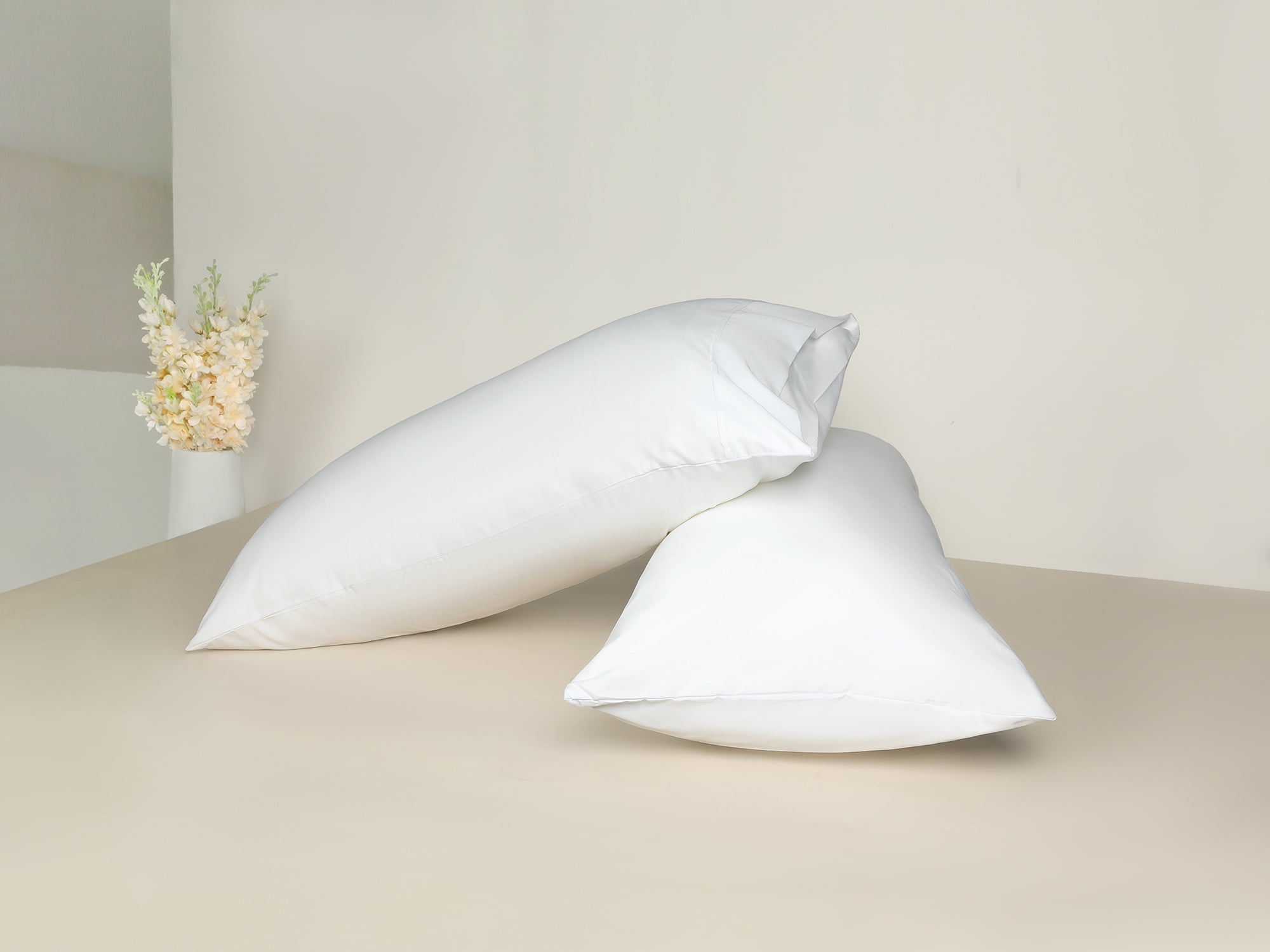 Unique Bargains Pillow Cases with Envelope Closure Pillow Covers 2 pcs Standard White