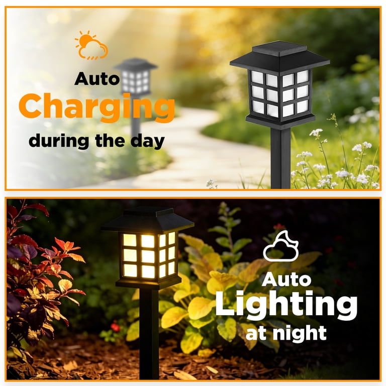 Daybetter Solar Pathway Lights, 12 Pack Warm White photo 4