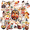 5A, variant on Cartoon Chinese Culture Stickers, Waterproof Chinese Culture Sticker for Water Bottle Laptop Phone Cases Planner Skateboard Luggage Helmet Party Favor Decor, Ideal for Adults Teens Teacher Rewards