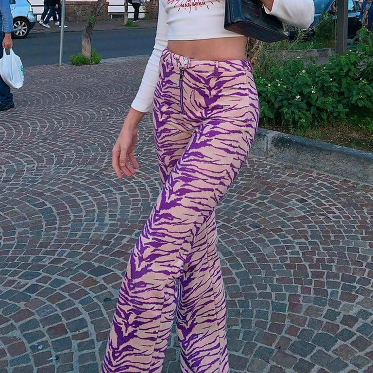 Bigersell Curvy Bootcut Pants for Women Full Length Pants Fashion