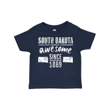 

Inktastic South Dakota Awesome Since 1889 Gift Toddler Boy or Toddler Girl T-Shirt