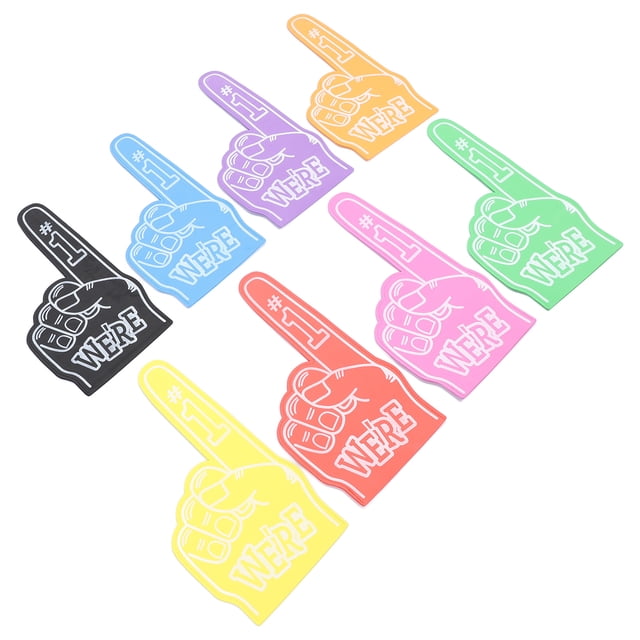 Guante De EVA Para Manos De Porristas, Guantes Para Animar A Juego, Multifuncionales, 8 Piezas, Portátiles Para Fiestas