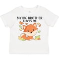thumbnail image 3 of Inktastic My Big Brother Loves Me- Little Fox Boys or Girls Toddler T-Shirt, 3 of 5