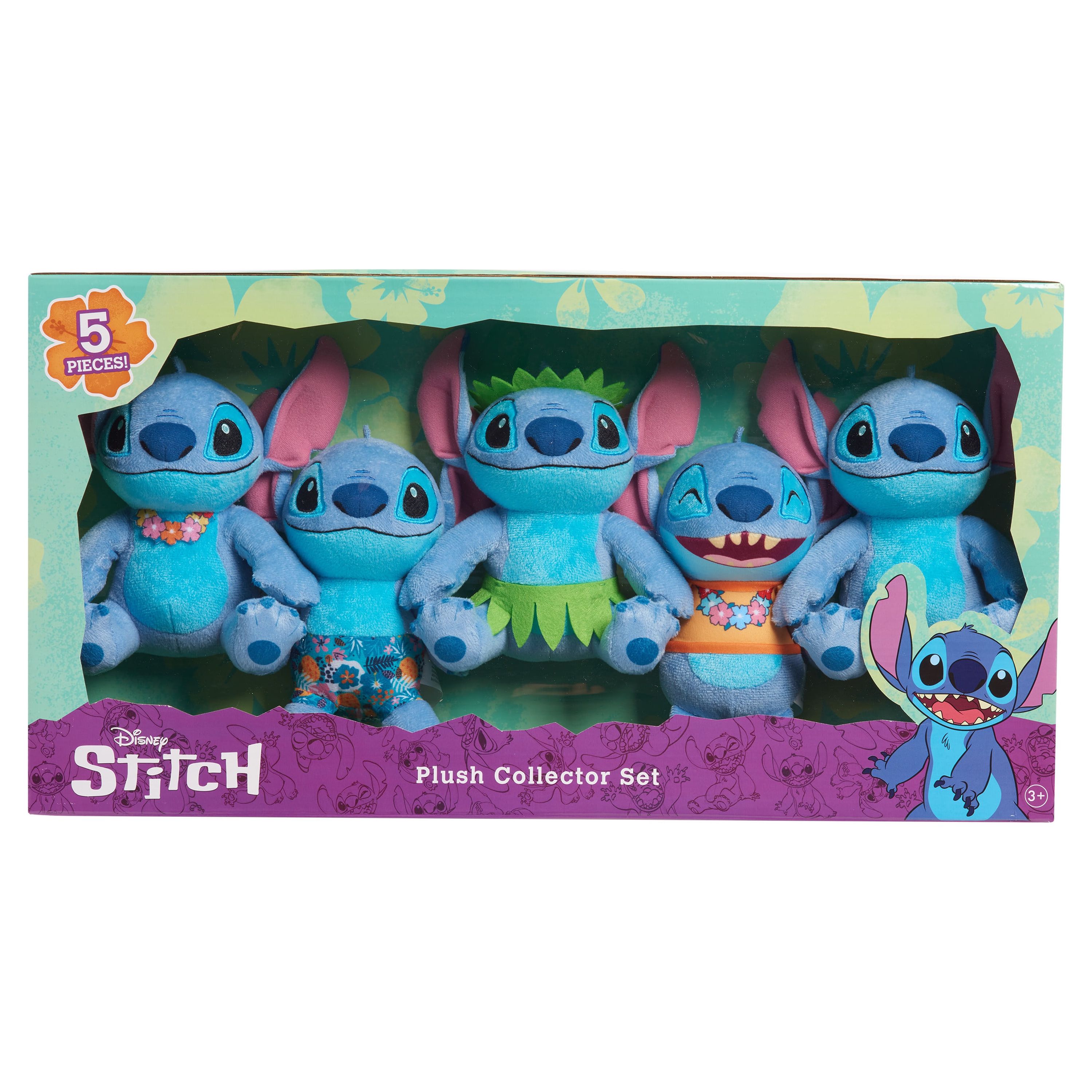 Disney Stitch Plush Collector Set, Officially Licensed Kids Toys for Ages 3 Up, Gifts and Presents - image 3 of 4