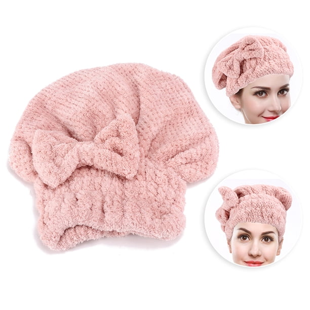 Fuerte Absorción De Agua Buen Efecto De Secado Diseños Espesantes Gorro Para Secar El Cabello, Gorro Rosa De Secado Rápido Para El Cabello, Para Estilista Profesional