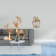 thumbnail image 2 of Escultura De Reno Europeo Y Figura Abstracta De Pareja, Estatua De Resina Creativa, Artesanía Coleccionable Para Estantería, Cafetería, Decoración De Escritorio, Regalo De Cumpleaños, 2 of 8