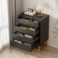 thumbnail image 2 of Qinaqin 4 Cajón Tela cm de Profundidadresser con Madera Top Pequeño Almacenamiento Chest para Clothes Ideal as a Moderno Nightstand o End Mesa, 2 of 7