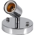 thumbnail image 1 of Portalámparas de metal vintage E27, portalámparas de techo, portalámparas de pared, lámpara colgante, lámpara de techo para el hogar, portalámparas E27 (plateado), 1 of 5