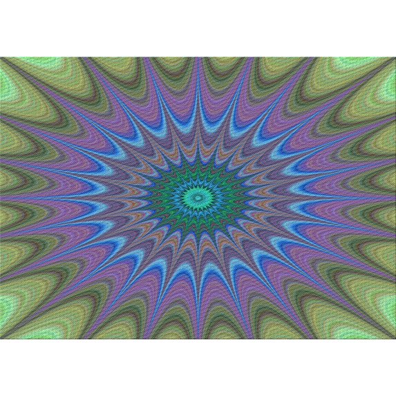 Ahgly Company Machine Washable Indoor Rectangle Transitional Green Area Rugs, 7' x 10'