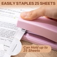 thumbnail image 2 of 12 Pack Staplers with 12000 Staples and 12 Staple Removers, Staplers for Desk, 25 Sheet Capacity, Assorted 6 Colors, 2 of 14