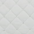 thumbnail image 4 of Vickerman 52" Ivory Quilt Stitch Jewel Christmas Tree skirt, 4 of 5