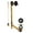 Oil Rubbed Bronze, variant on Westbrass 22-1/2" 17 ga. Brass Bathtub Assembly with Trip Lever and Strainer Drain, Polished Brass