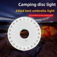 thumbnail image 2 of Compact 24LED Disc-Shaped Camping Lantern with Emergency Mode – Portable Warm Light Hanging Lamp for Outdoor Adventures, Beach Trips, Tent Camping & Emergency Use, Durable Design with Easy, 2 of 6