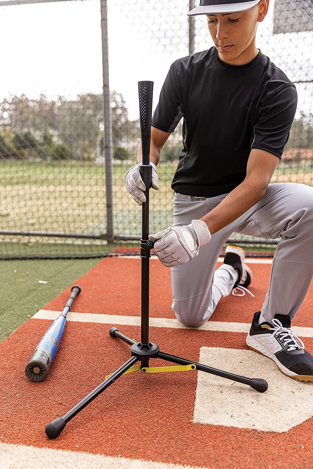 SKLZ Travel Tee Elite Adjustable Baseball Tee