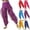 Purple, variant on ATOGUTA Girls Dance Pants Jogger Pants Elastic Waistband Trousers Dance Outfits Streetwear With Pockets Size 5T-12, Red