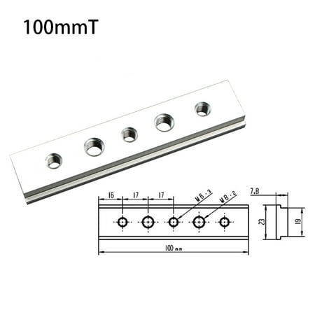 

Portable Woodworking Clamping Block Carpentry Fixed Joint T Slot Aluminium Alloy
