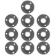 thumbnail image 1 of 10pcs Floor Flovange Base fija Malleable Decorativo de hierro fundido Pipes, 1 of 5