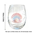 thumbnail image 3 of Ocean Animals Glassware, 2D Stemless Wine Glasses, Handcrafted Marine Animal Bar Glass for Coastal Home Decor Ocean Lovers, 3 of 8