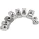thumbnail image 3 of Set Of European Standard Zinc Plated Carbon Steel Sliding T Nuts (eu20-m5 10mm 6mm), 3 of 3