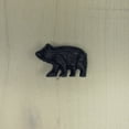 thumbnail image 4 of Black Metal Brown Bear Drawer Bin Pull Screw Knob Cabinet Hardware Rustic Cabin Decor, 4 of 5